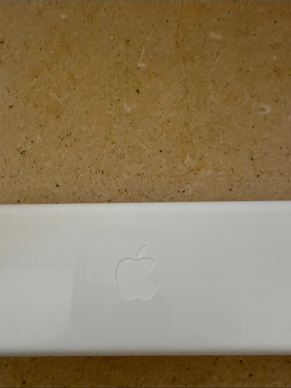 NWOT Apple Watch White Silicone Case with Debossed Apple Logo. Never used.